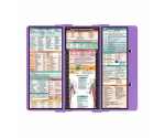 WhiteCoat Clipboard® Trifold - Lilac Physical Therapy Edition